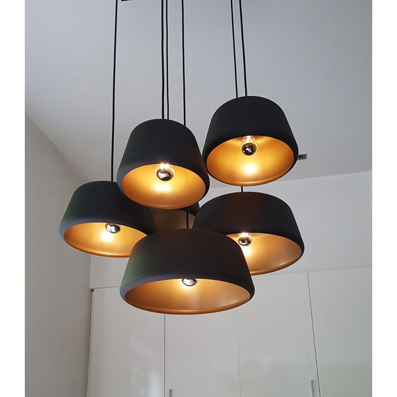 【MARETTI】オランダ・シーリングペンダントライト 5灯「Hala Tommy」（φ400×H2000mm）