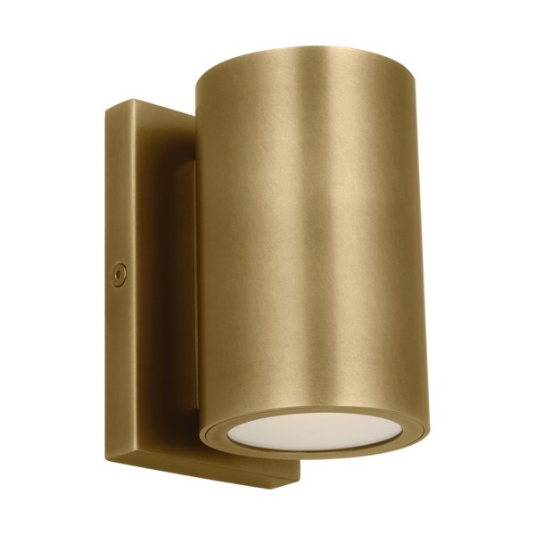 【TECH LIGHTING】アメリカ・ウォールライト「Pressa Round Small Wall」ゴールド（W77×D102×H127mm）