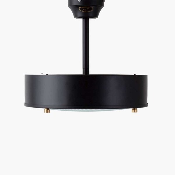 【HERMOSA】ニール シーリングランプ「NEIL CEILING LAMP」ブラック（W455×H220mm）