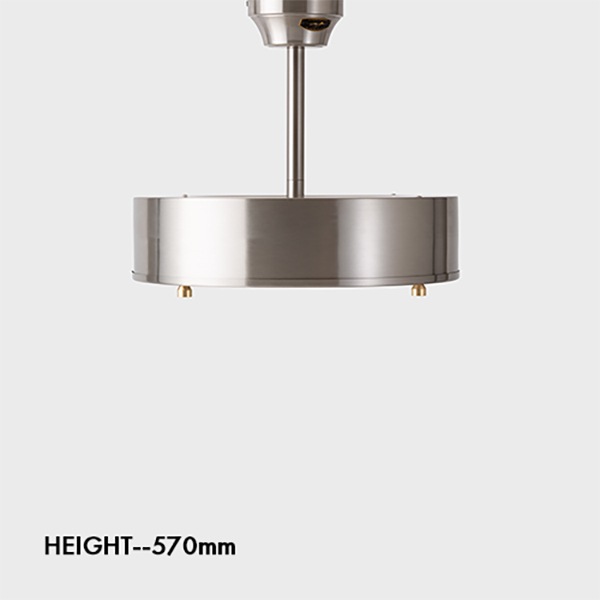 【HERMOSA】ニール シーリングランプ「NEIL CEILING LAMP」ブラック（W455×H220mm）