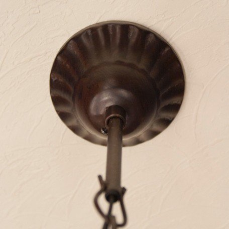 【入荷未定】ペンダントライト　「ドロップ」  1灯 アンティークブラウン（Φ230 x H400mm）