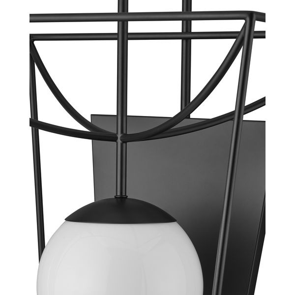 【CURREY】アメリカ・アウトドアウォールライト「Rochefort」1灯 ブラック (W458×D356×H788mm)