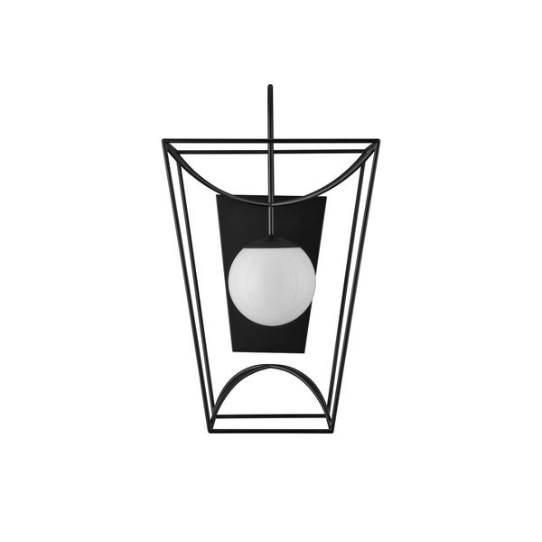 【CURREY】アメリカ・アウトドアウォールライト「Rochefort」1灯 ブラック (W458×D356×H788mm)