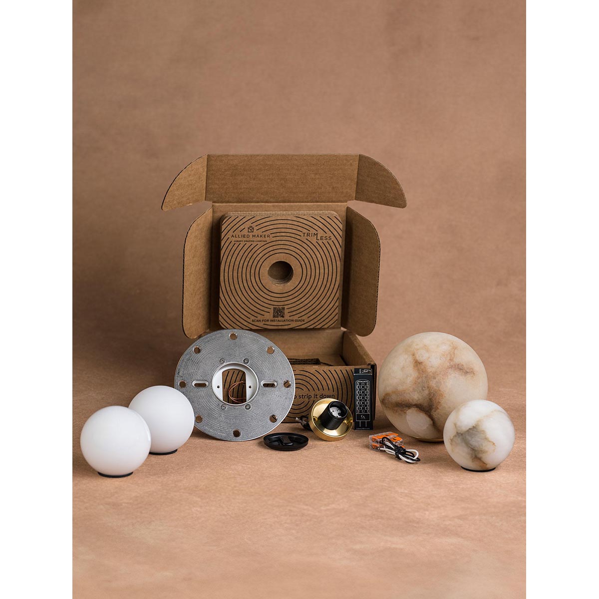 【ALLIED MAKER】 アメリカ・インテリア照明「Trimless Mini Orb 3