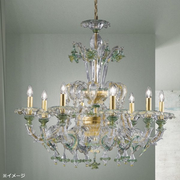 【希少・イタリア製】Italamp Dorado 742/6+3 シャンデリア 希少・イタリア製】Italamp Dorado 742/6+3 シャンデリア