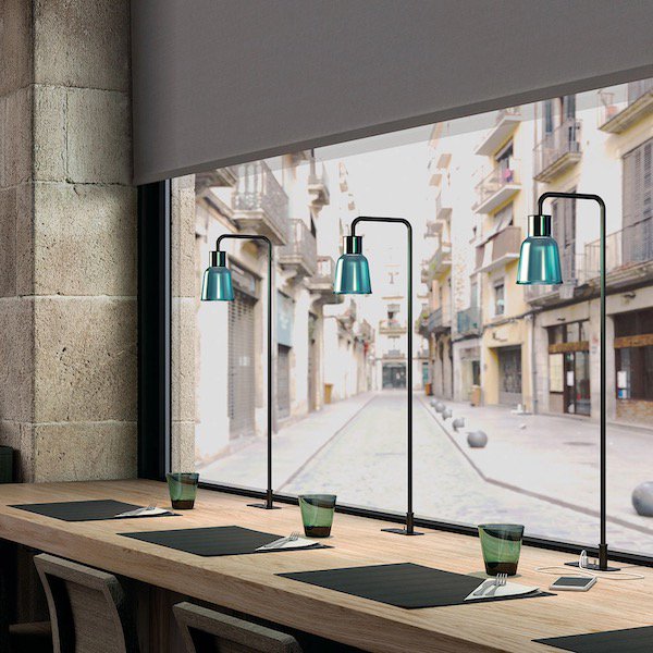 【Bover】 スペイン・インテリア照明「Drip M／70」White Glass ／ Clear (W230×H700mm)