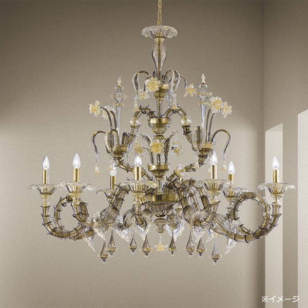 【希少・イタリア製】Italamp Dorado 742/6+3 シャンデリア 希少・イタリア製】Italamp Dorado 742/6+3 シャンデリア