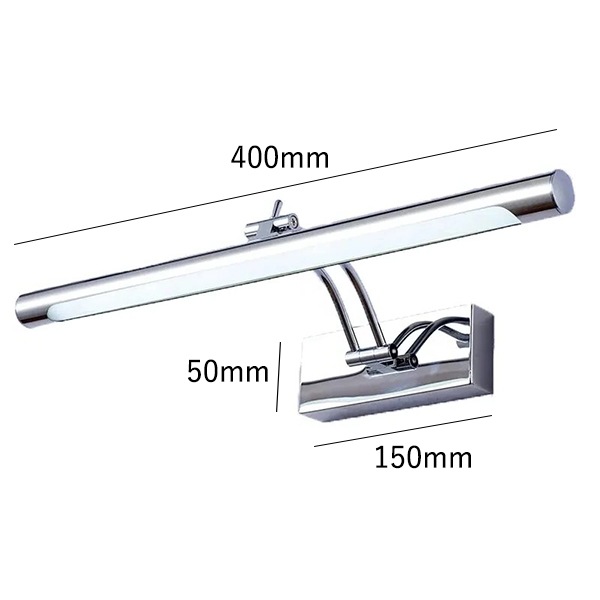 【リーズナブル】デザイン照明 モダン LEDウォールライト シルバー（W400／550mｍ）