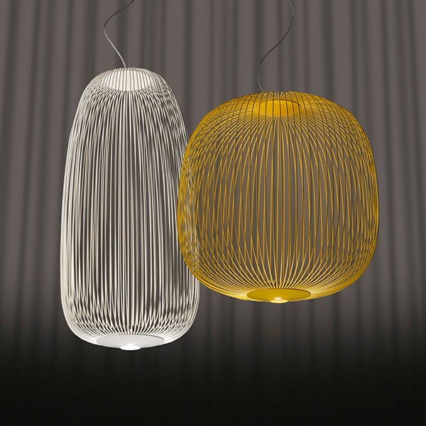 Foscarini】「Spokes 2 pendant, white」デザイン照明ペンダントライト