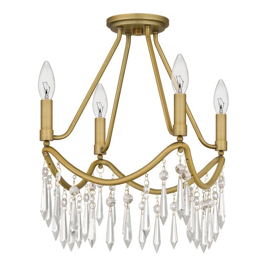 QUOIZEL】アメリカ・デザイン照明 クリスタルシーリングシャンデリア 4