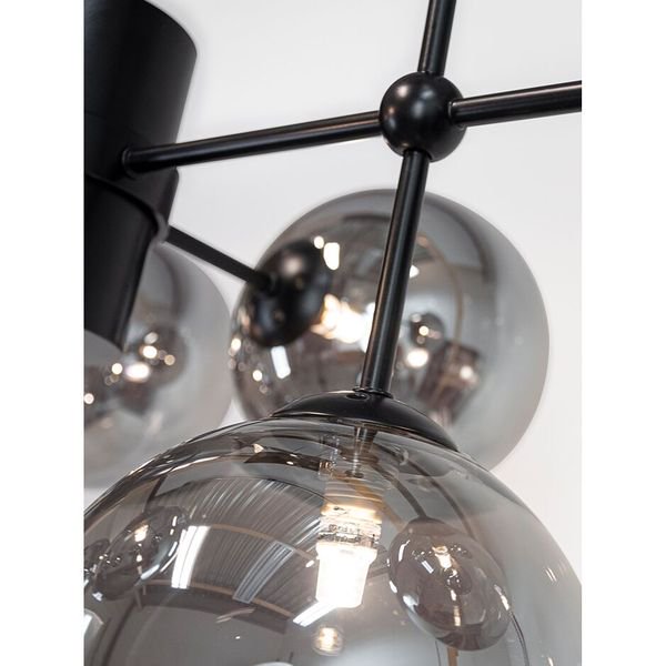 【MARETTI】オランダ・ペンダントライト「STELLAR」10灯  BLACK（W1195×D628×H625mm）