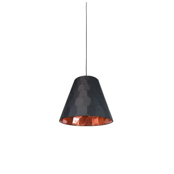 【MARETTI】オランダ・シェードペンダントライト「HEXAGON」1灯 BLACK×COPPER
(φ240×H200mm)