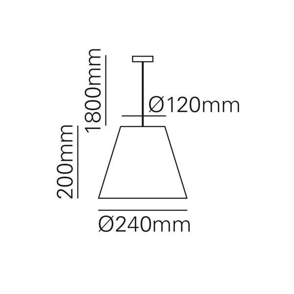 【MARETTI】オランダ・シェードペンダントライト「HEXAGON」1灯 BLACK×COPPER
(φ240×H200mm)
