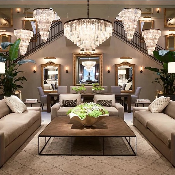 デザイン照明 クリスタルシャンデリア（φ500／800／1100mm