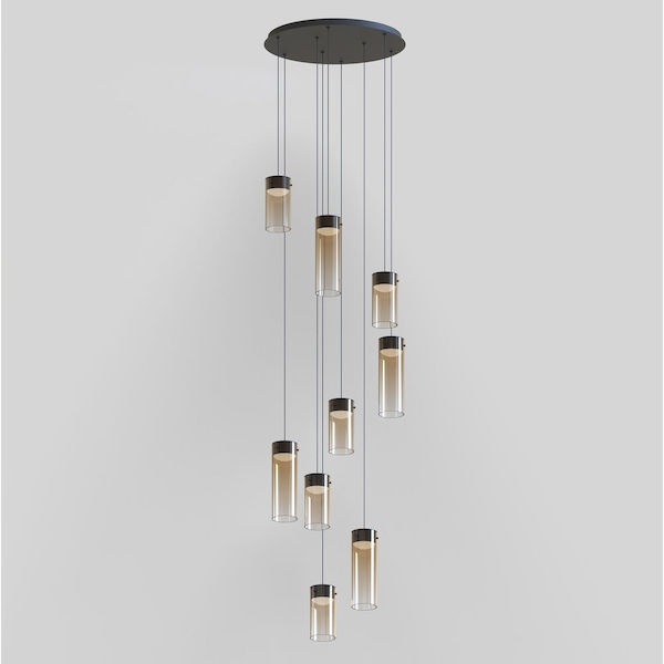 【ET2】アメリカ・ペンダントライト「Highball」 アンバー(W578×D578×H318mm)