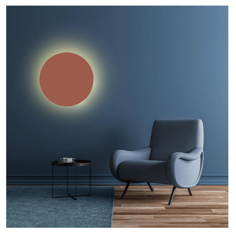 インテリア照明 LEDウォールライト1灯 ピンク（φ200／φ300mm）