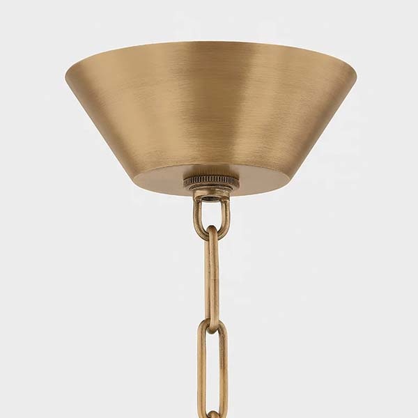 【TROY】アメリカ・デザイン照明 ペンダント「Woodside」1灯  PATINA BRASS（Φ559×H337mm）