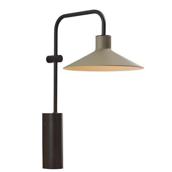【Bover】 スペイン・インテリア照明「Platet A／02」Olive Grey Shade (Φ200×D300×H400mm)