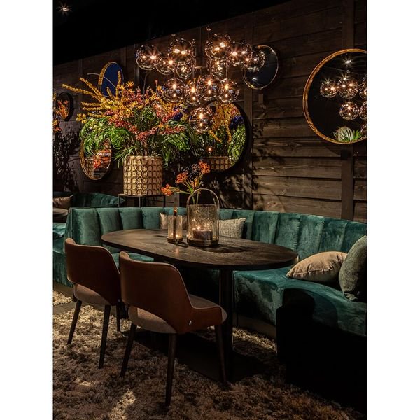 【MARETTI】オランダ・ペンダントライト「STELLAR」13灯  BLACK（W950×H1120mm）