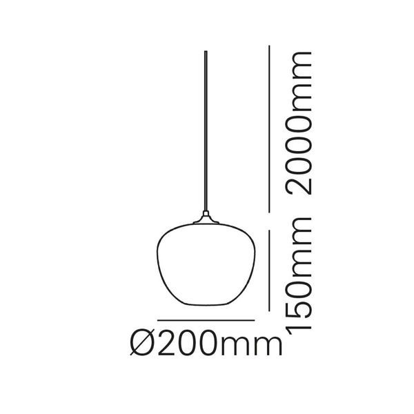 【MARETTI】オランダ・シェードペンダントライト「TULIP」1灯  COGNAC（φ200×H150mm）