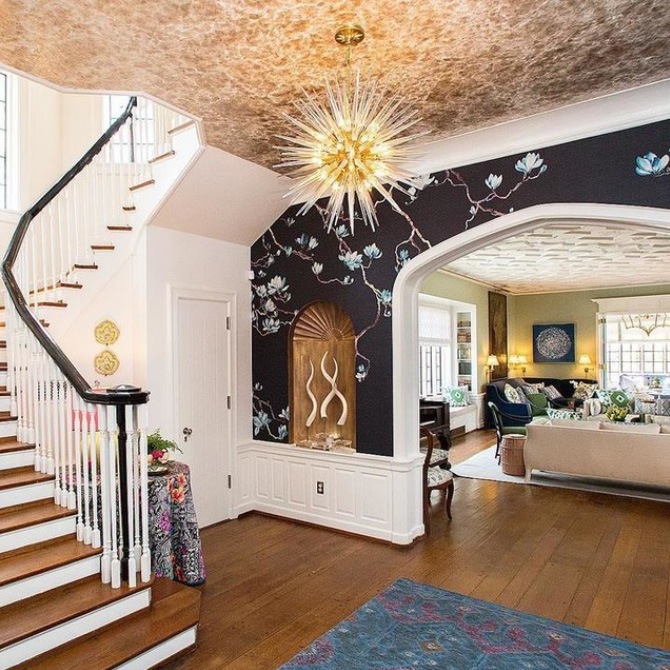 【Visual Comfort】アメリカ・デザイン・スプートニク照明「Quincy Medium Sputnik Chandelier」20灯　ゴールド（W737×H762mm）