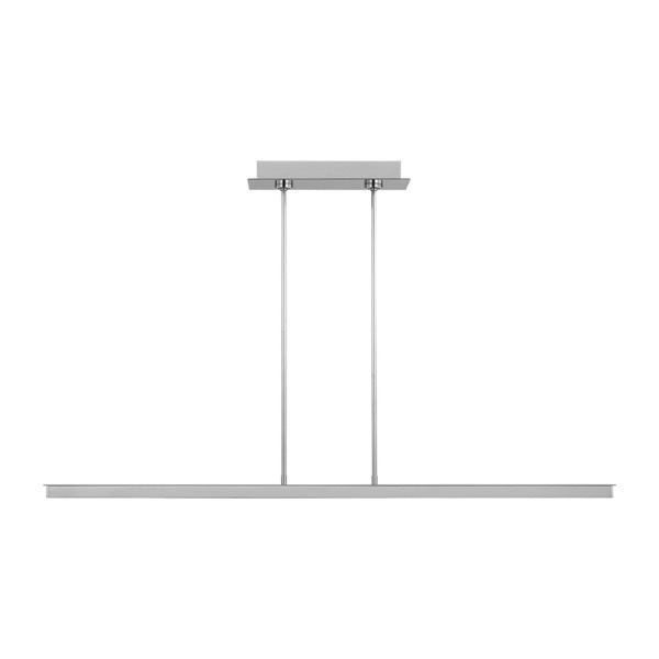【TECH LIGHTING】アメリカ・モダン照明 ペンダントライト「Stagger 48 Linear Suspension」LED照明 シルバー（W1204×D34×H28mm）
