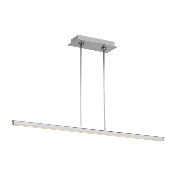 【TECH LIGHTING】アメリカ・モダン照明 ペンダントライト「Stagger 48 Linear Suspension」LED照明 シルバー（W1204×D34×H28mm）