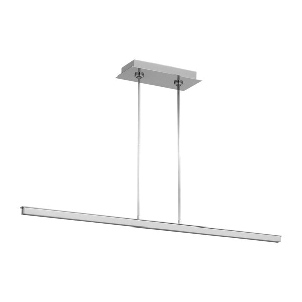 【TECH LIGHTING】アメリカ・モダン照明 ペンダントライト「Stagger 48 Linear Suspension」LED照明 シルバー（W1204×D34×H28mm）