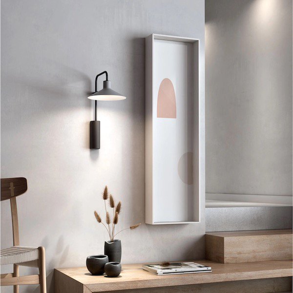 【Bover】 スペイン・ブラケットライト「Platet A／02」Terracotta Shade
(Φ200×D300×H400mm)