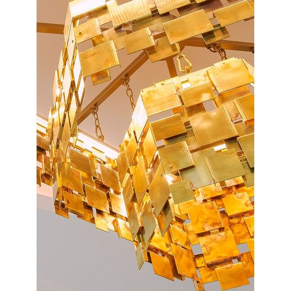 【MARETTI】オランダ・インテリア照明「ABE」  BRASS（W1300×H900mm）