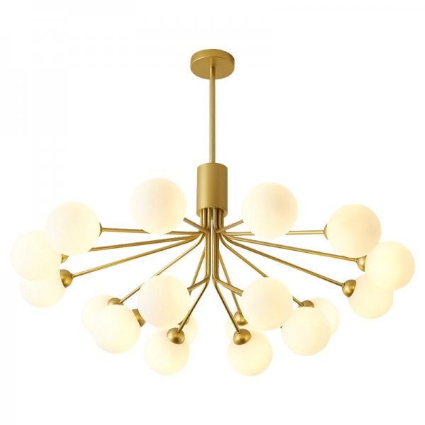 デザイン照明 バブルシャンデリア ブラックorゴールド（9／12／18灯