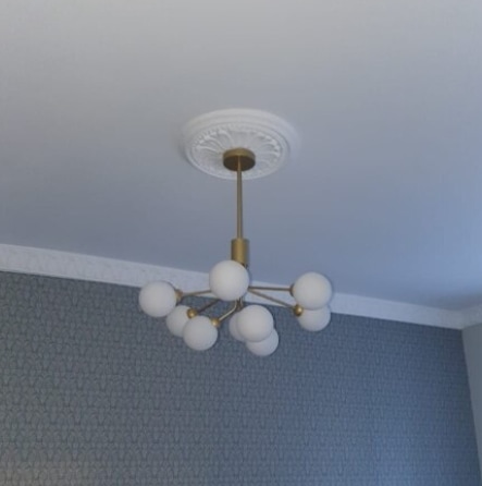 デザイン照明 バブルシャンデリア ブラックorゴールド（9／12