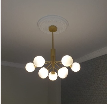 バブルシャンデリア　展示品　未使用 楽天市場】【 LED 付き 】13灯 バブルシャンデリア - Bulle ブル