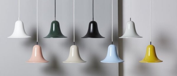 Verpan】北欧デザイン照明「Pantop pendant 23 cm, matt classic blue