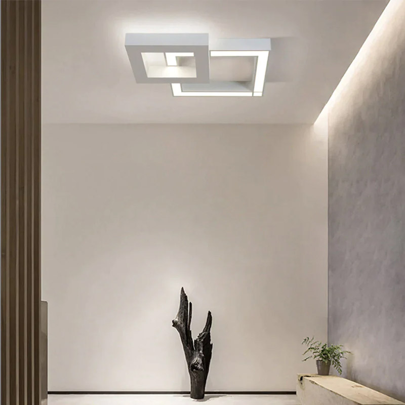 LUNA】アメリカ・デザイン照明 LEDシーリングライト ホワイト（W630