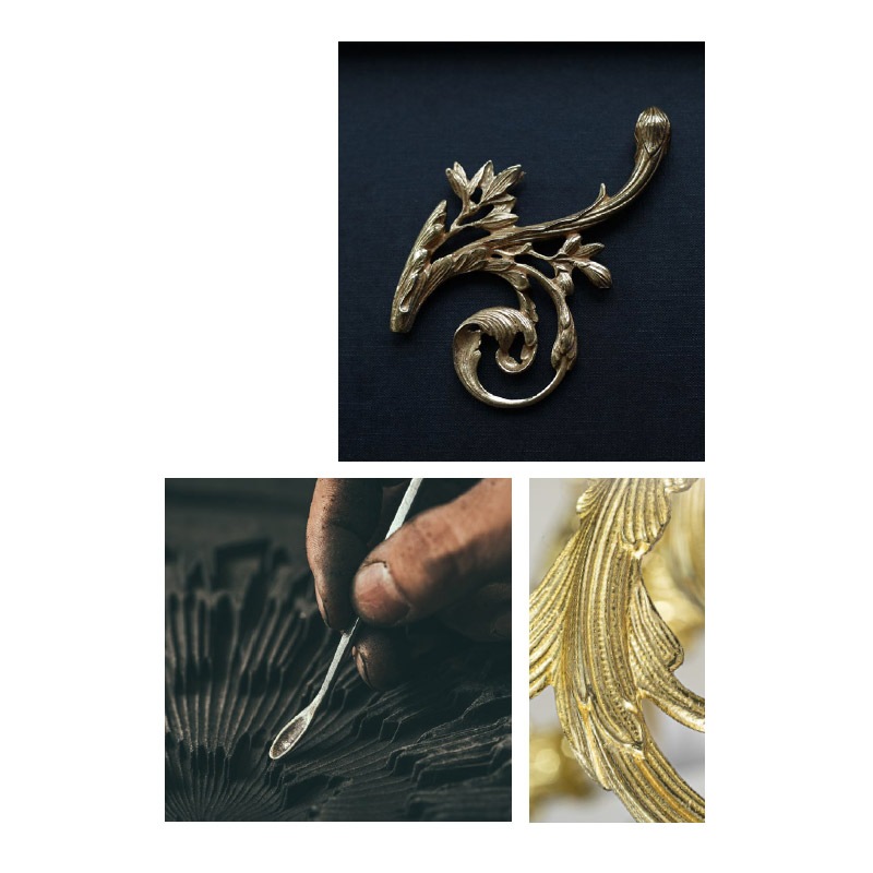 【Preciosa】「Louis M」ウォールライト 3灯 クローム（W380×D240×H470mm）