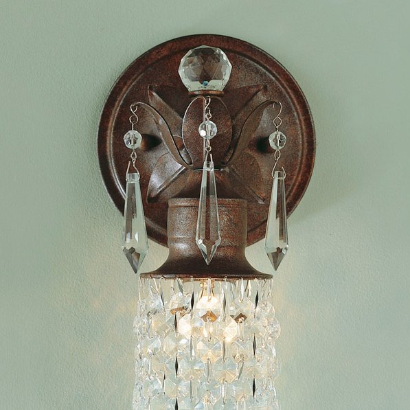 【GENERATION LIGHTING】アメリカ・FEISS Collectionクリスタルブラケット「Maison De Ville」1灯(W127×H356mm)