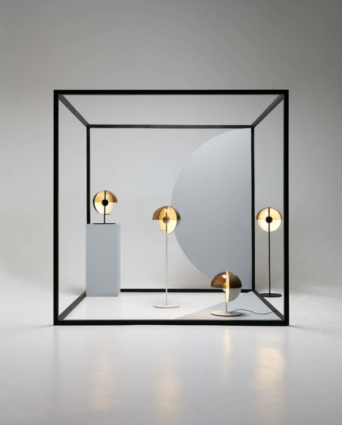 【Marset】「Theia M table lamp, black」テーブルランプ ブラック(Φ320×H435mm)