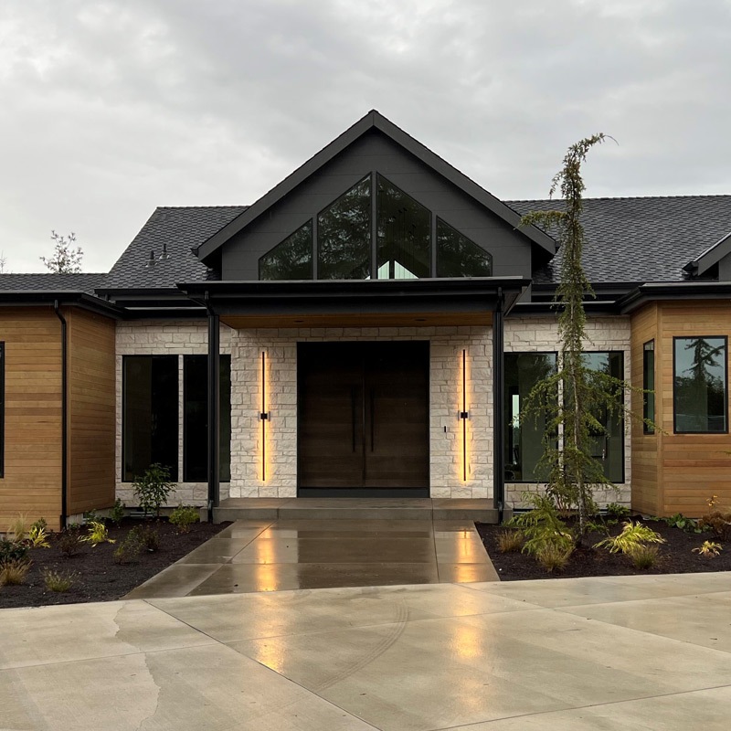 【ET2】アメリカ・アウトドアウォールライト「ALUMILUX LINE」2灯（W110×D60×H2440mm）