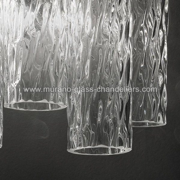 【MURANO GLASS CHANDELIERS】イタリア・ヴェネチアンガラスウォールライト2灯「TRONCHI」（W300×H300mm）