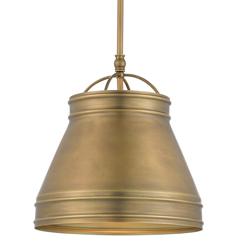 【CURREY】アメリカ・ペンダントライト 1灯「Lumley」ゴールド(φ330×H355mm)