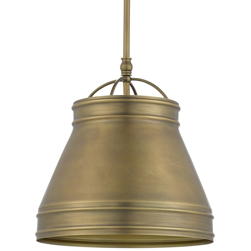 【CURREY】アメリカ・ペンダントライト 1灯「Lumley」ゴールド(φ330×H355mm)