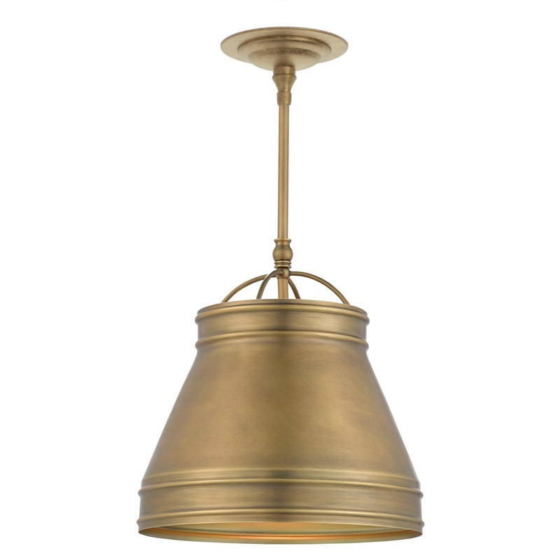 【CURREY】アメリカ・ペンダントライト 1灯「Lumley」ゴールド(φ330×H355mm)