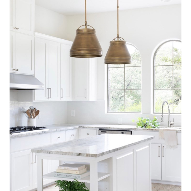 【CURREY】アメリカ・ペンダントライト 1灯「Lumley」ゴールド(φ330×H355mm)