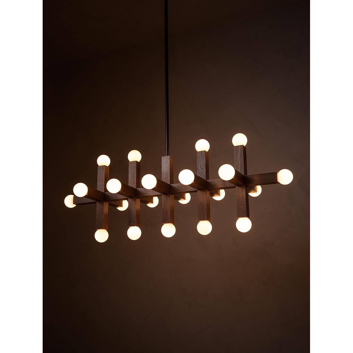 【ALLIED MAKER】 アメリカ・インテリア照明「Union 5」ペンダントライト 21灯 カスタムカラー (W508×D1321×H508mm)