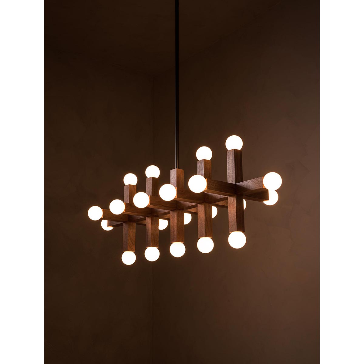 【ALLIED MAKER】 アメリカ・インテリア照明「Union 5」ペンダントライト 21灯 カスタムカラー (W508×D1321×H508mm)