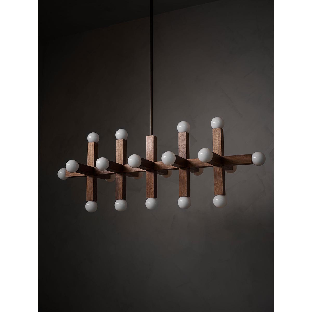 【ALLIED MAKER】 アメリカ・インテリア照明「Union 5」ペンダントライト 21灯 カスタムカラー (W508×D1321×H508mm)