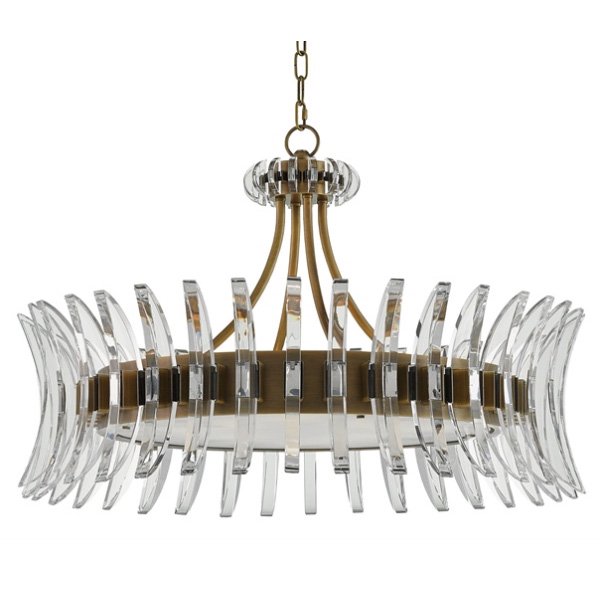 【CURREY】アメリカ・「COQUETTE CHANDELIER」 8灯 (W760×H510mm)