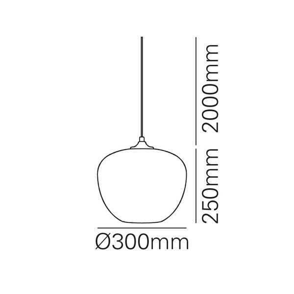 【MARETTI】オランダ・シェードペンダントライト「TULIP」1灯  COGNAC（φ300×H250mm）
