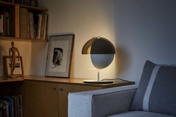 【Marset】「Theia M table lamp, white」テーブルランプ ホワイト(Φ320×H435mm)